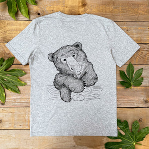 'Cocktail Bear' T-Shirt FRONT AND BACK PRINT